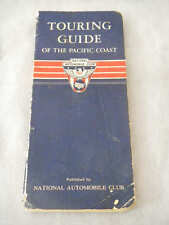 Vintage Pacific Coast Touring Guide 1953 National  Automobile Club guidebook picture