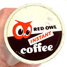 Vintage Red Owl Instant Coffee Jar No Paper Label picture