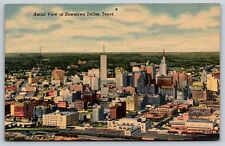 Aerial View, Dallas, Texas Vintage Postcard picture