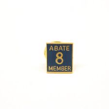 ABATE 8 Member Pin Lapel Enamel Collectible Motorcycle picture