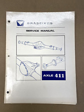 OEM Braseixos S. A. Axle 411 Service Manual Loose Leaf (SM-20) July 1986 USED picture