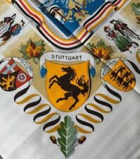 VINTAGE  GERMAN Souvenir tablecloth 62x50  * This is a Rare find * VGC picture