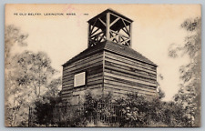 Lexington MA, Massachusetts, Old Belfry, Belfry Hill, Vintage Antique Postcard picture