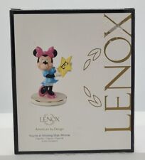 New LENOX DISNEY Minnie Mouse You're A Shining Star Letter E Monogram Figurine picture