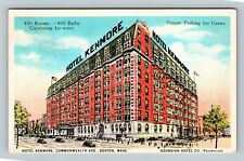 Boston MA, Historic 1915 Hotel Kenmore Square Massachusetts Vintage Postcard picture