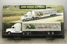 Ertl John Deere Freight Liner Semi Diecast Plastic 1996 Vintage 1/64 Discolored picture