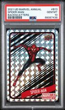 2021-22 Marvel Annual Spider-Man Backscatters Stickers PSA 10 GEM MINT Pop 13 picture