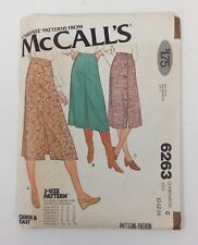 McCalls 1978 Sew Pattern #6263 Straight Skirt Size 10-12-14 Hip 34.5-36-38 Uncut picture