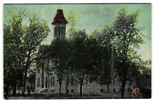 Greenwood County Courthouse Eureka Kansas KS Horse and Carriage Postcard picture