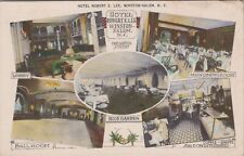 c1930s Postcard Hotel Robert E. Lee Winston-Salem, NC Mosiac Shots UNP B3575.8 picture