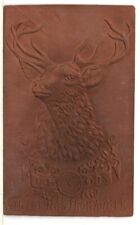 1907 UDB Leather PC: Elk Embossed - B.P.O.E. - Greetings From An Elk” picture