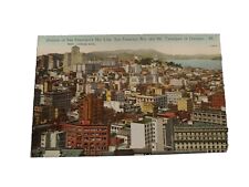 Vintage Postcard Sky Line SAN FRANCISCO CALIFORNIA Pacific Stationary 3.5