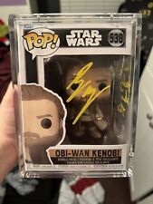VERY RARE Funko Pop Star Wars Obi Wan Signed By Ewan McGregor SWAU W/Quote picture
