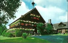 Vintage Postcard, The Trapp Family Lodge Chalet w/ Flowers, Stowe, Vermont, used picture