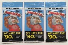 3 GARBAGE PAIL KIDS GPK WE HATE THE 90s RARE SEALED VALUE FAT PACKS (Topps 2019) picture