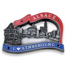 Strasbourg Fridge Refrigerator Magnet Travel Tourist Souvenir Gift Metal France picture