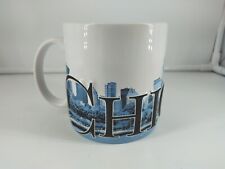 Vintage Starbucks Chicago Skyline Coffee Mug 2007 Blue & White 4