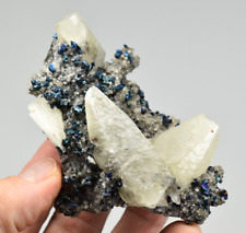 Calcite with Chalcopyrite, Dolomite - Brushy Creek Mine, Reynolds Co., Missouri picture