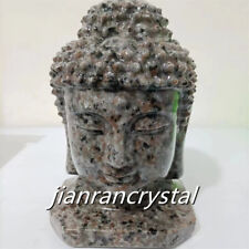 11LB Natural Quartz Crystal Reiki Skull Yooperlite Carving Buddha Skull Gift 1pc picture