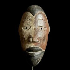 African Nigerian Igbo Wood Carved Maiden Spirit Mask IGBO Mask tribal -G1887 picture