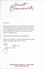 Letter Hand Signed by JANET EVANOVITCH [2004] Thanking a fan picture