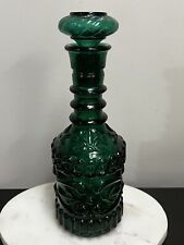 Vtg Jim Beam Glass Decanter Cork Stopper 1968 KY DRB 230 Emerald Green 119 5 68 picture