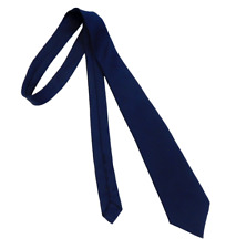 US Air Force 4 In Hand Tie Necktie Herringbone CAP Service Blue Military picture