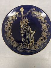 Statue of Liberty Centennial plate, vintage 1986 commemorative porcelain  picture