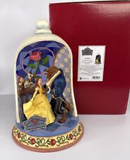 Jim Shore Enchanted Love - Beauty and the Beast Rose Dome 6008995 picture
