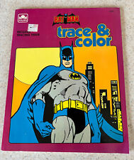 BATMAN TRACE & COLORING BOOK (1989 DC Comics) picture
