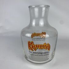 Kahlua The Everyday Exotic Glass Carafe Decanter Barware 7” picture