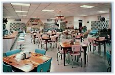 c1950's Neal's Cafe & Restaurant Interior Dining Springdale Arkansas AR Postcard picture
