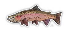 Casey Underwood Spring Rainbow Trout Decal Sticker picture