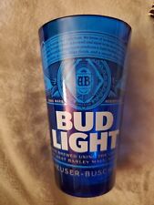 2018 Anheuser-Busch Bud Light Pint Size Blue Glass picture