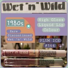 VTG 1980s Wet 'n' Wild High Gloss Liquid Lip Colour PLUM ICE #564 Discontinued picture