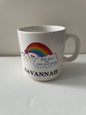 Vintage SAVANNAH End Of The Rainbow Coffee Mug picture