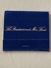 VTG SEAL OF THE PRESIDENT OF THE US GERALD R FORD & MRS FORD MATCHBOOKS (2) picture