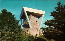Vintage Postcard- The New Tower on Mount Mitchell, NC 1960s picture