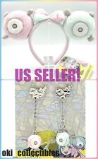 💜 Pokemon Center Japan Iono Cosplay Lot Pierced Earrings Hair Accessory 💜 picture