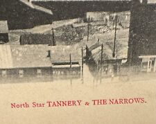 TYRONE PA - Photo PC Postcard - NORTH STAR TANNERY & The Narrows - 1910 picture