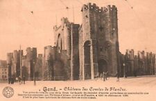 Vtg Postcard Chateau des Comtes de Flandre Ghent (Gand), Belgium Unposted DB picture