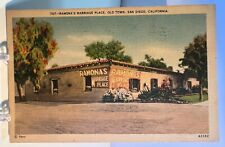Ramona's Marriage Place Old Town San Diego California CA Postcard PC 1930s picture