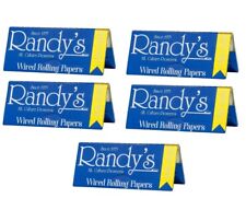FIVE PACKS Randy's Wired Cigarette Rolling Papers - Classic SIZE picture