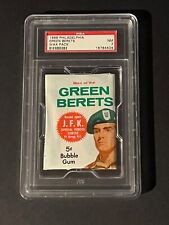 1966 Philadelphia Green Berets Unopened Wax Pack PSA 7 picture