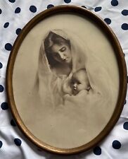 Mesmerizing Vintage Framed Photo of Mother & Child  picture