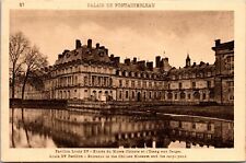 Palais de Fontainebleau Pavillon Louis XV Old Postcard UNPOSTED Vintage picture