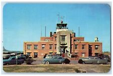 c1960s Municipal Airport Exterior Roadside Knoxville Texas TX Unposted Postcard picture