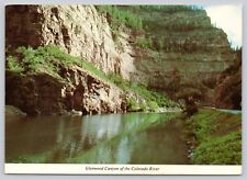 Postcard Colorado Spectacular Glenwood Canyon of the Colorado River Posted 1985 picture