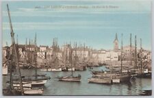 Sailboats, Chaume Harbor, France, Divided Back Postcard picture