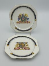 Vintage King Edward VIII Paragon Plates China 1937 Commemorative Souvenir set 2 picture